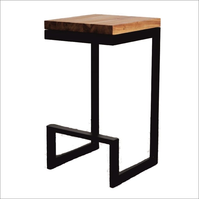 Барний стілець STEP BLACK